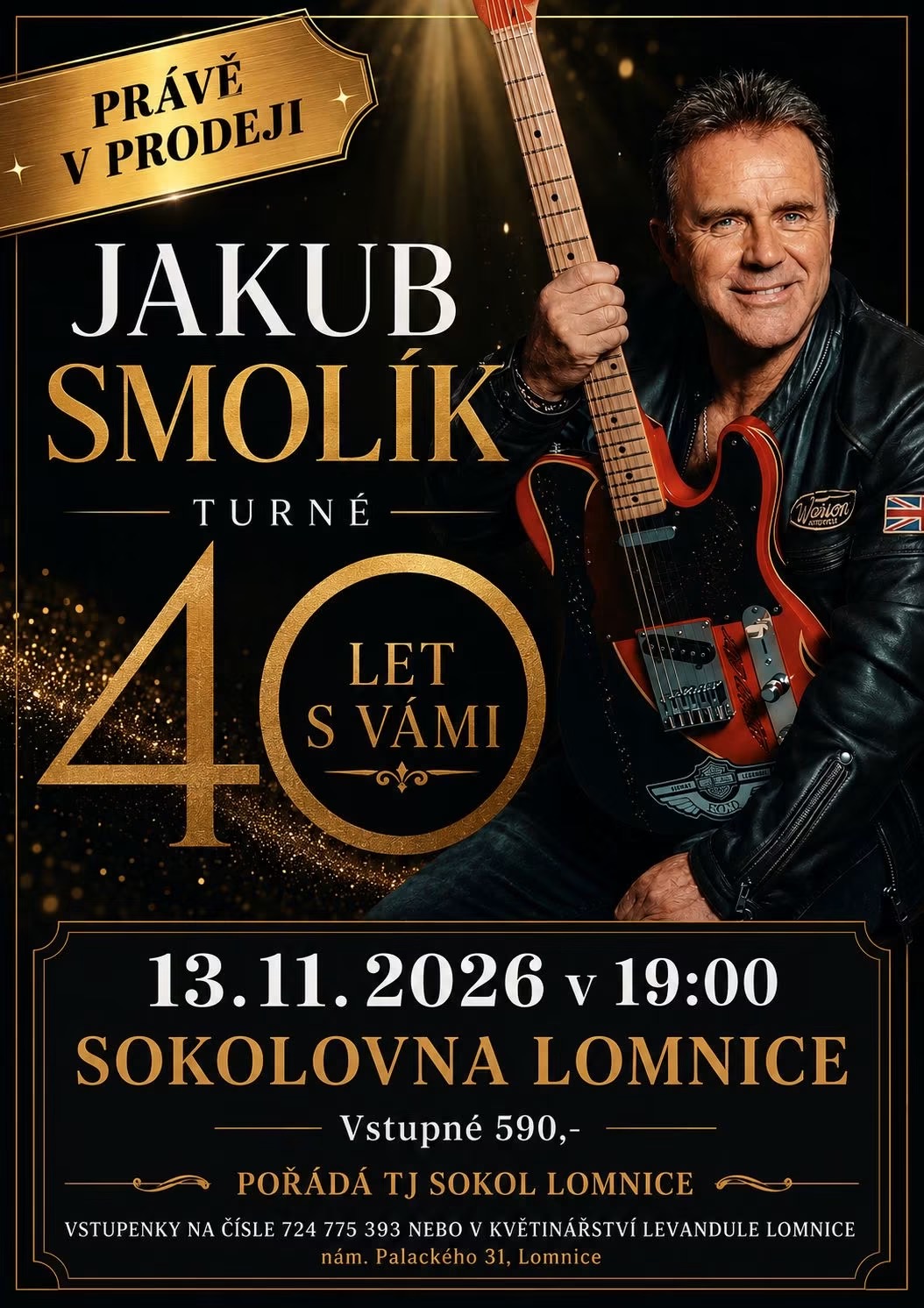 Plakát k akci Koncert Jakuba Smolíka